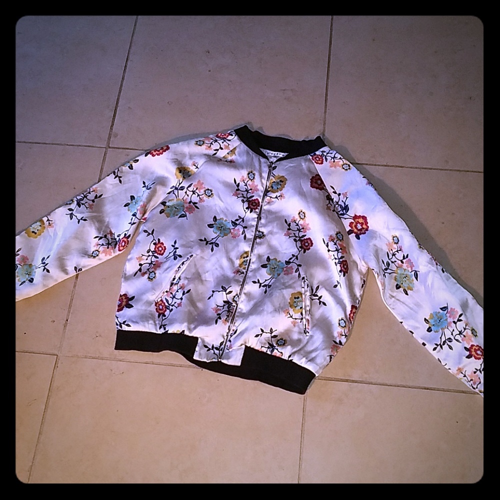 Japanese Flower Bomber Jacket